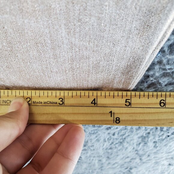 Versona Jeans Womens 29 Gold Shimmer Contemporary Metallic Stretch Skinny Denim - Picture 8 of 11